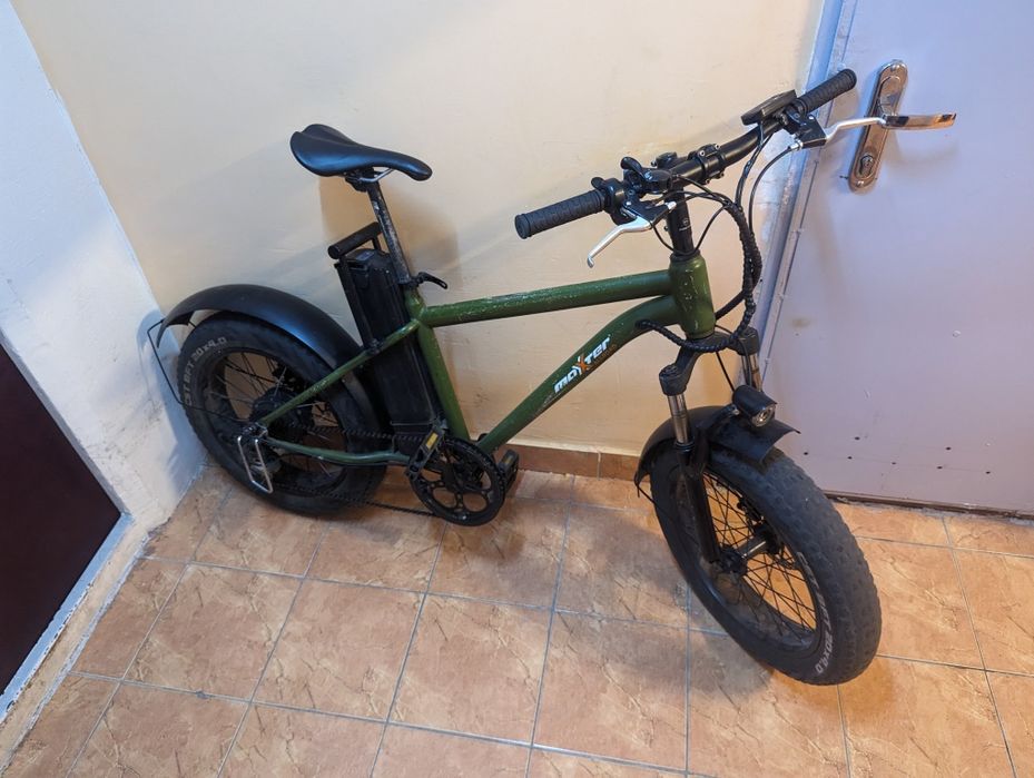 Електрофетбайк електровелосипед  посилена батарея 19,2 Аг (60-75 км)