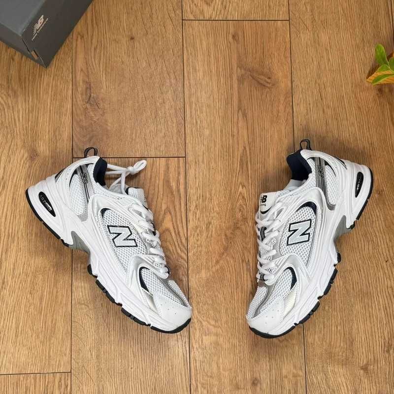 NewBalance530WhiteSilverNavyMR530SG R.36