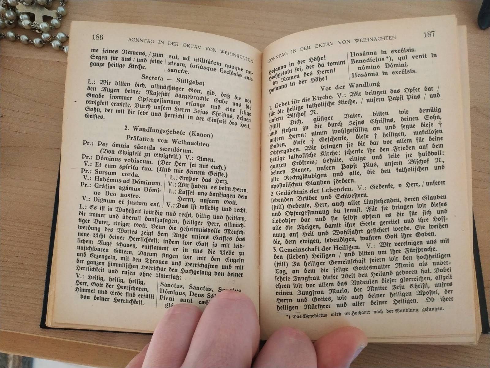 Stary mszalik katolicki z 1935 roku po niemiecku