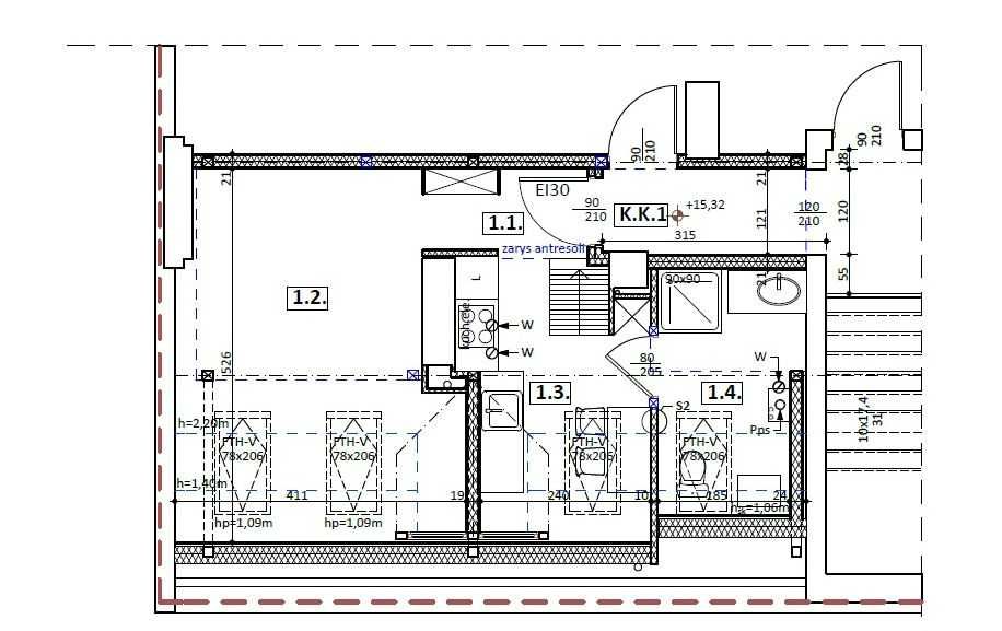 Apartament 3 pokojowy, II poziomowy przy B. Śmiałego. Raty 50/50.