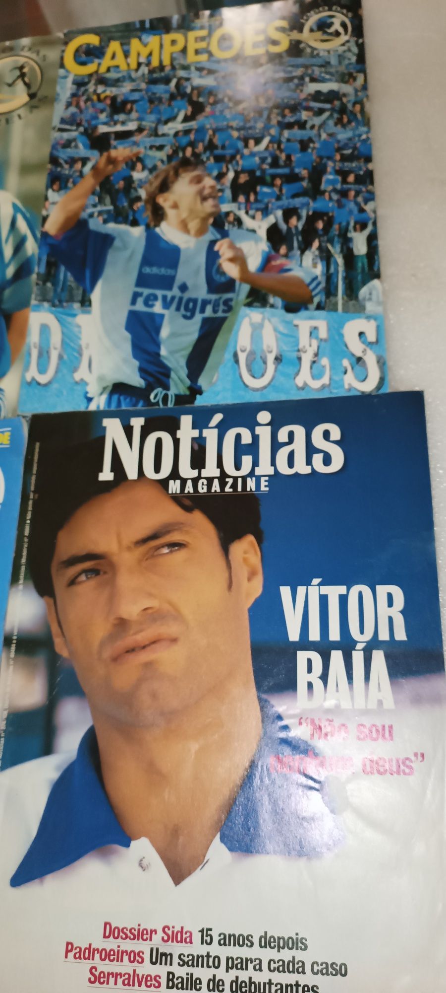 Revistas antigas de futebol