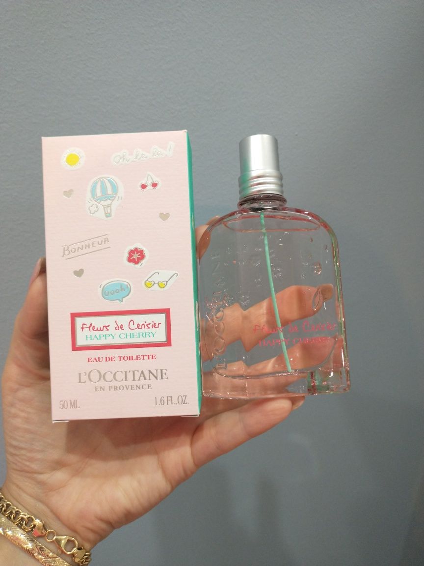 Nowe perfumy L'occitane fleurs de cerisier 50 ml happy cherry