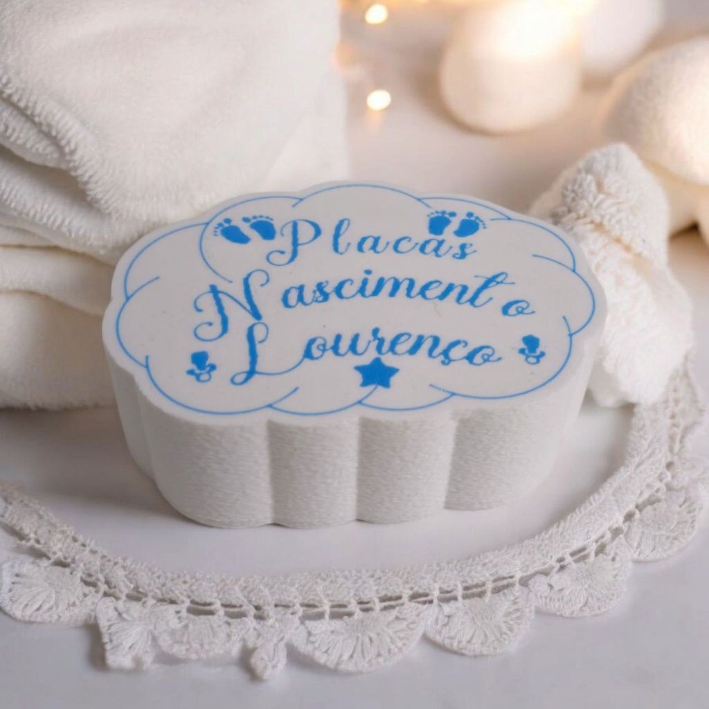 Placas Nascimento Personalizadas