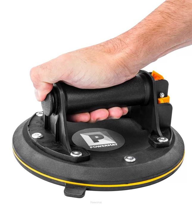 POWERMAT Przyssawka Próżniowa Do Płytek Uchwyt Z Pompką 190Kg PM1294
