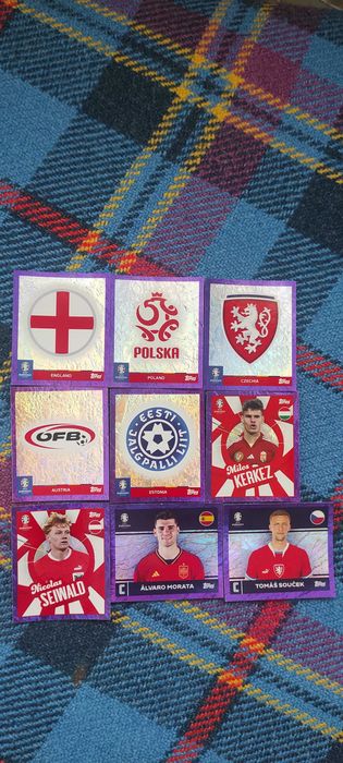 Cromos SP e Paralelos Euro 2024