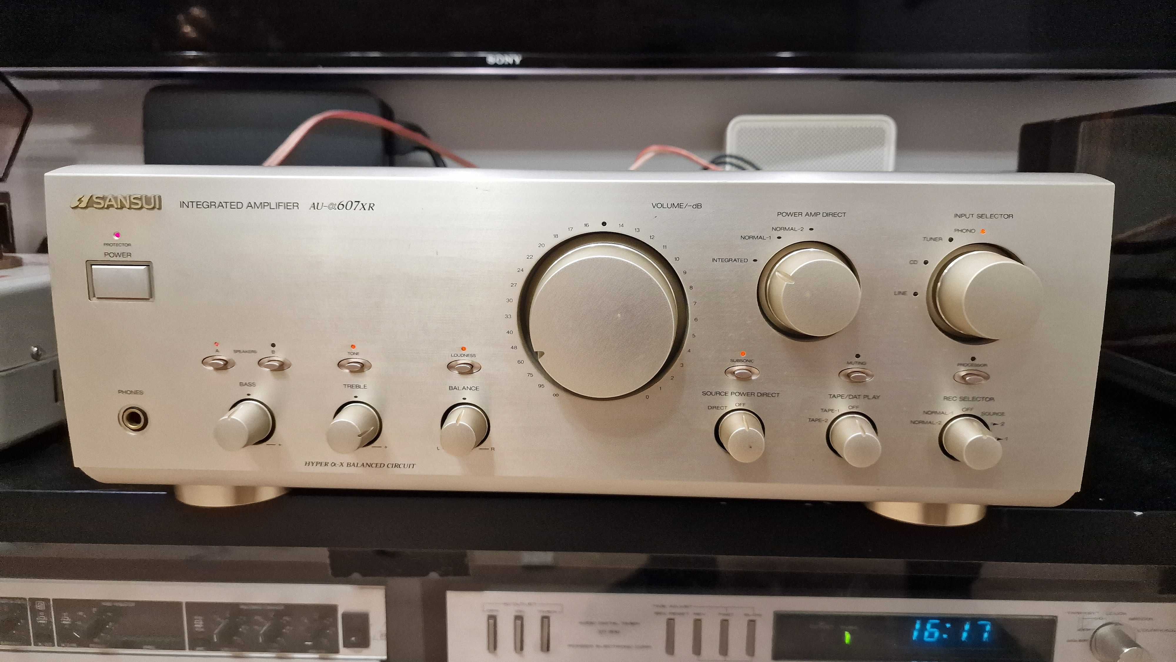 Wzmacniacz zintegrowany Sansui AU 607 XR