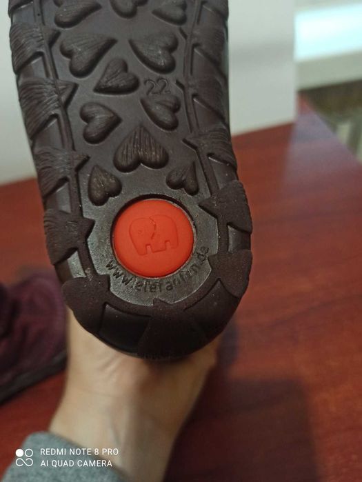 Дитячі зимові чобітки черевики Elefanten, (ботинки для дівчинки р. 22