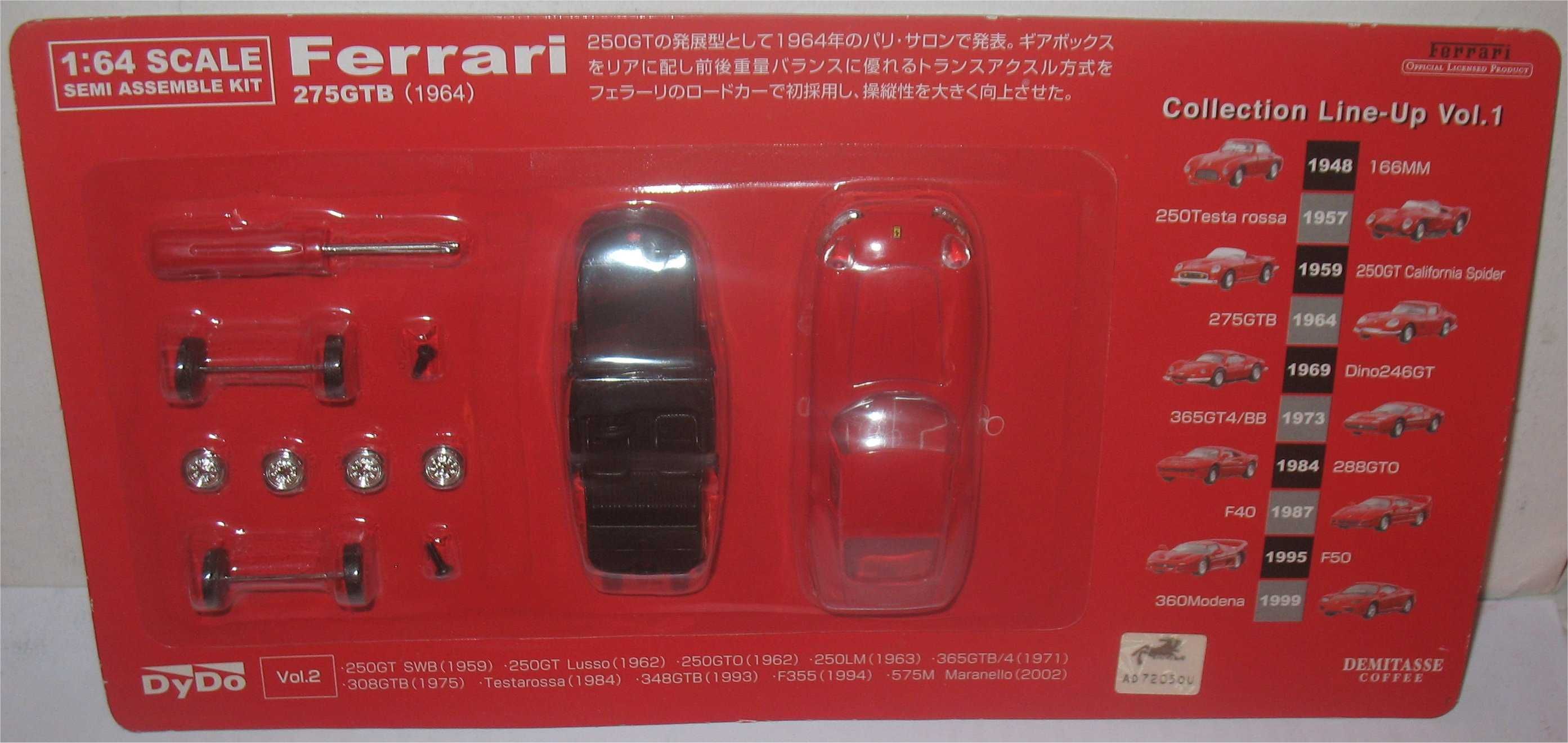 Dydo/Kyosho - Ferrari 275 GTB - 1964 (1/64)
