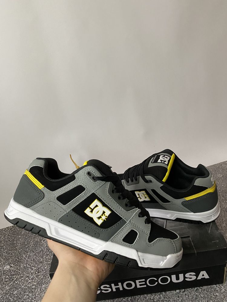 Кросівки DC Shoes stag grey-yellow