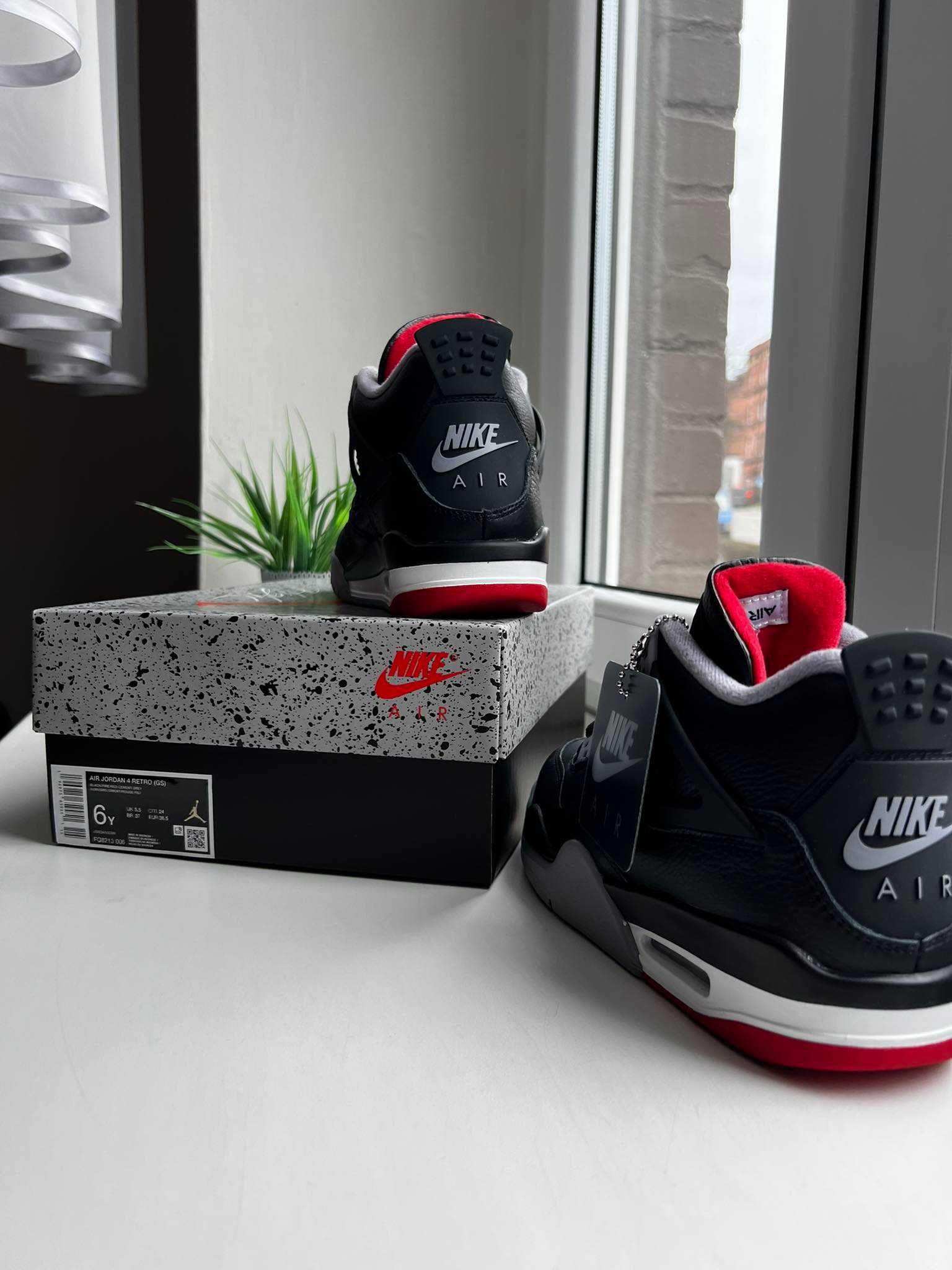 buty nike air jordan 4 retro bred reimagined gs damskie