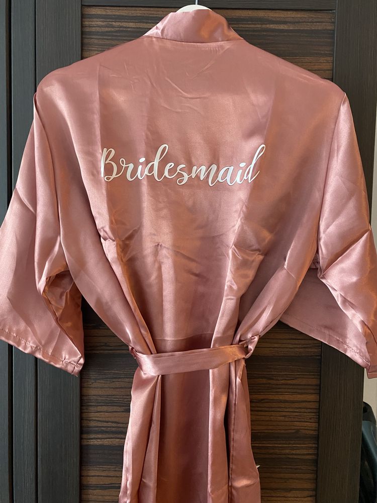 Szlafrok slubny Swiadkowa Bridesmaid XL