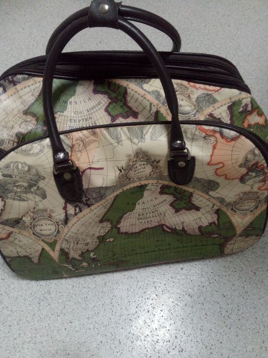 Saco de viagem com trólei