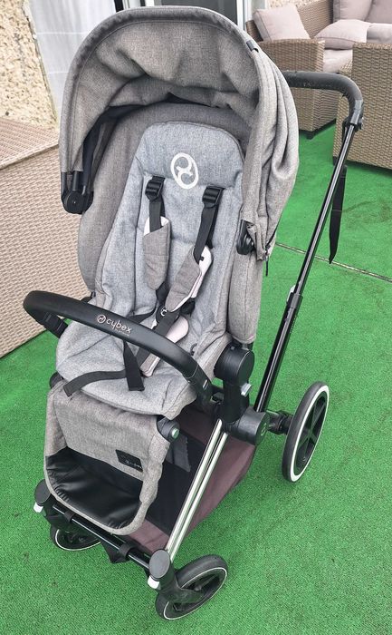 CYBEX PRIAM LUX rama chrome zestaw 2w1 gondola spacerówka stelaż