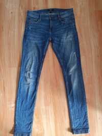 Spodnie Jeansy Skinny Niebieskie SMOG