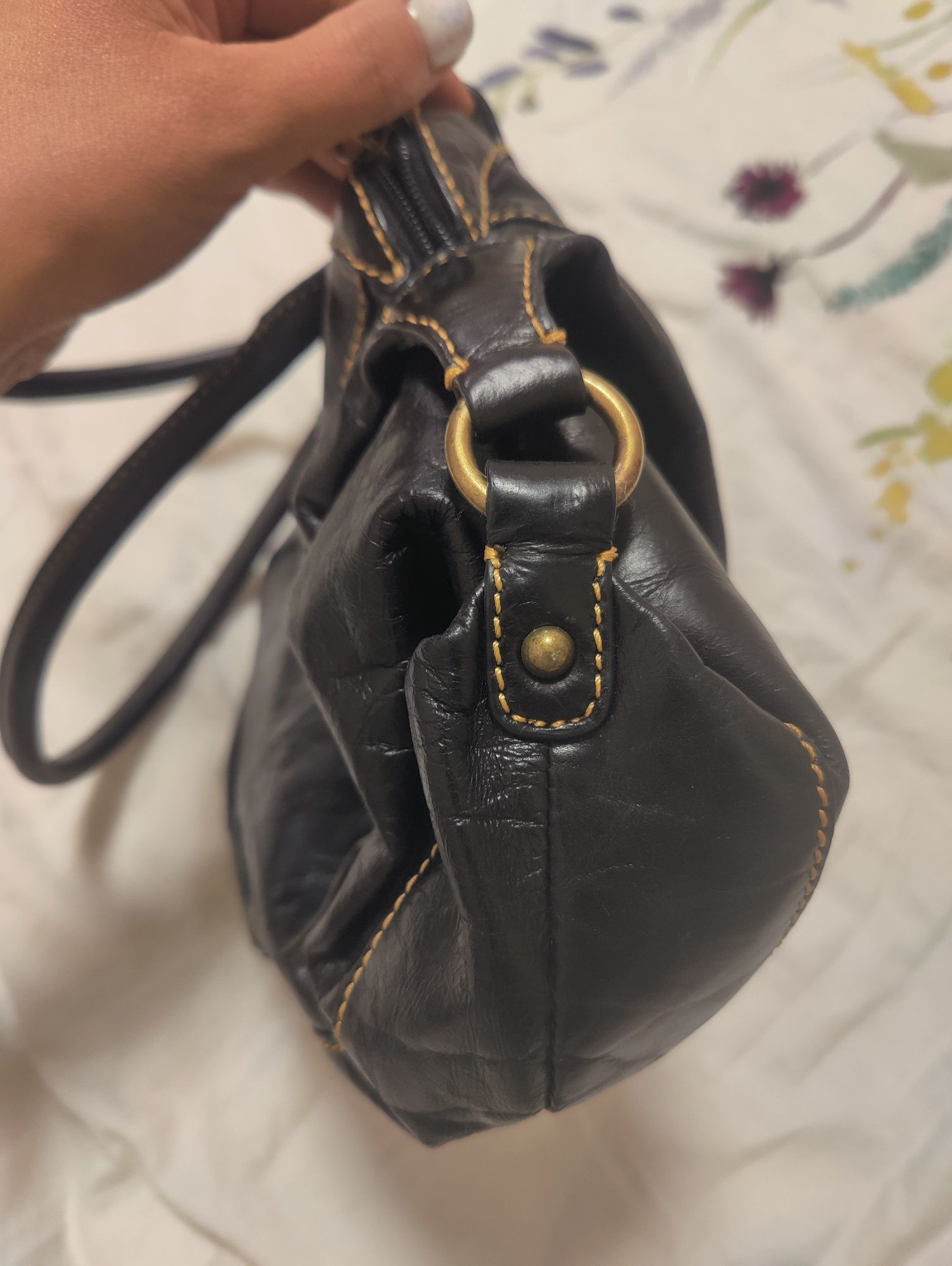 Кожаная сумка Tula leather bag