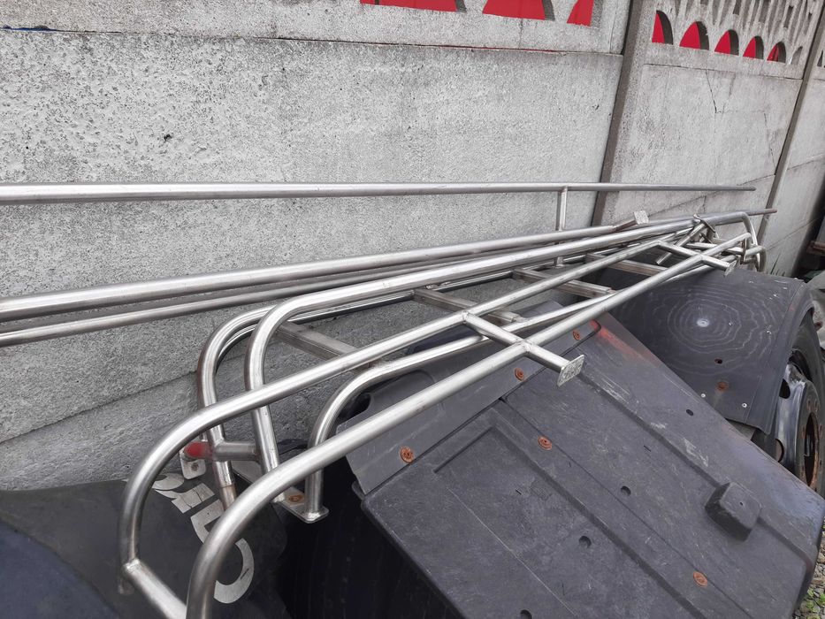 Relingi dachowe nierdzewka  kamper straz drabinka