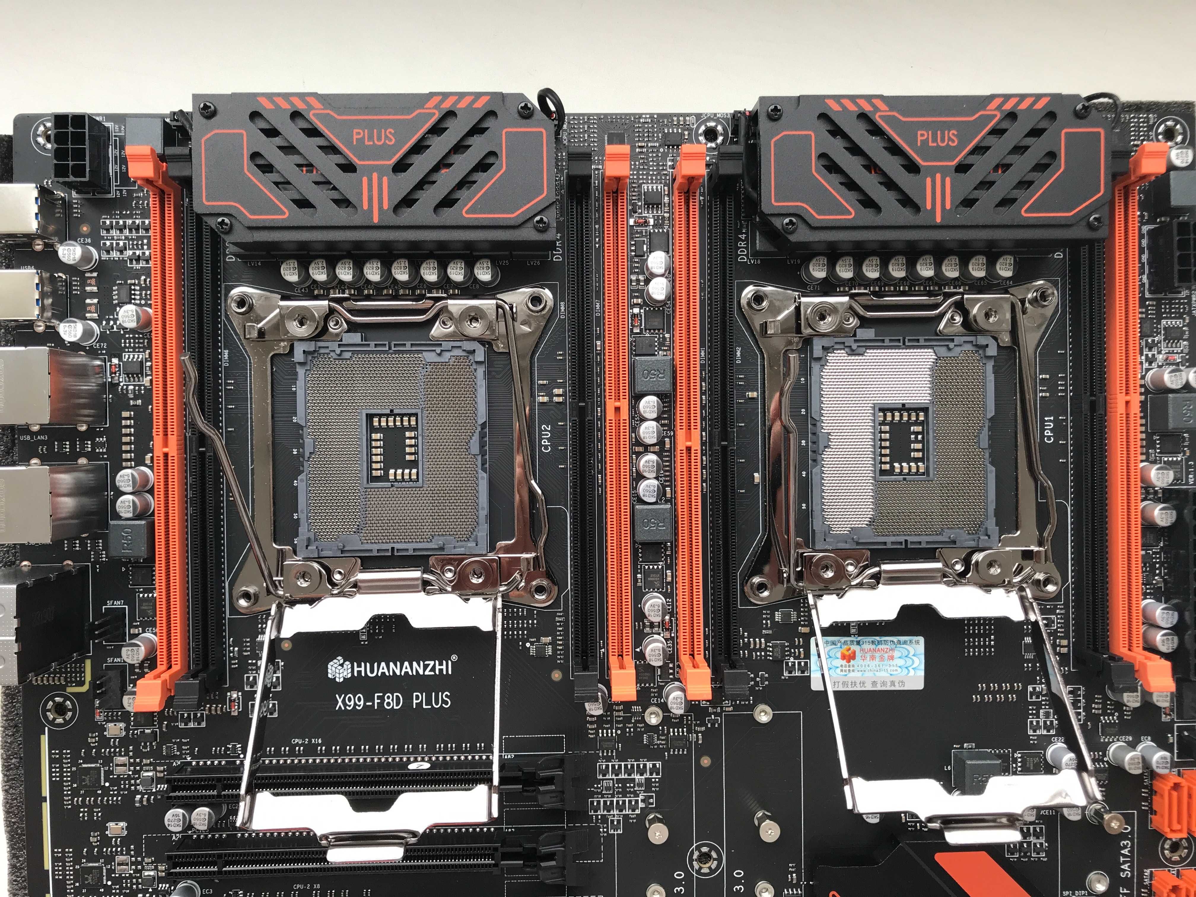 Huananzhi X99 F8D Plus Dual нова плата сокет 2011-3
