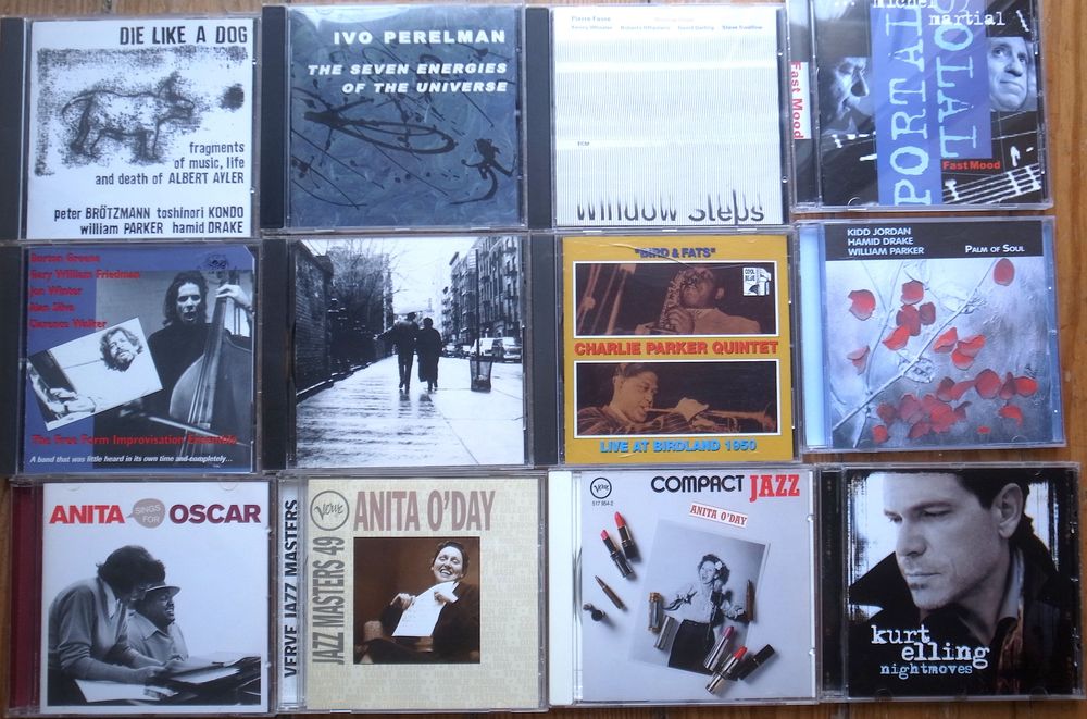 CD Jazz Blues Cecil Taylor Portal Charlie Parker Anita O'Day Brotzmann