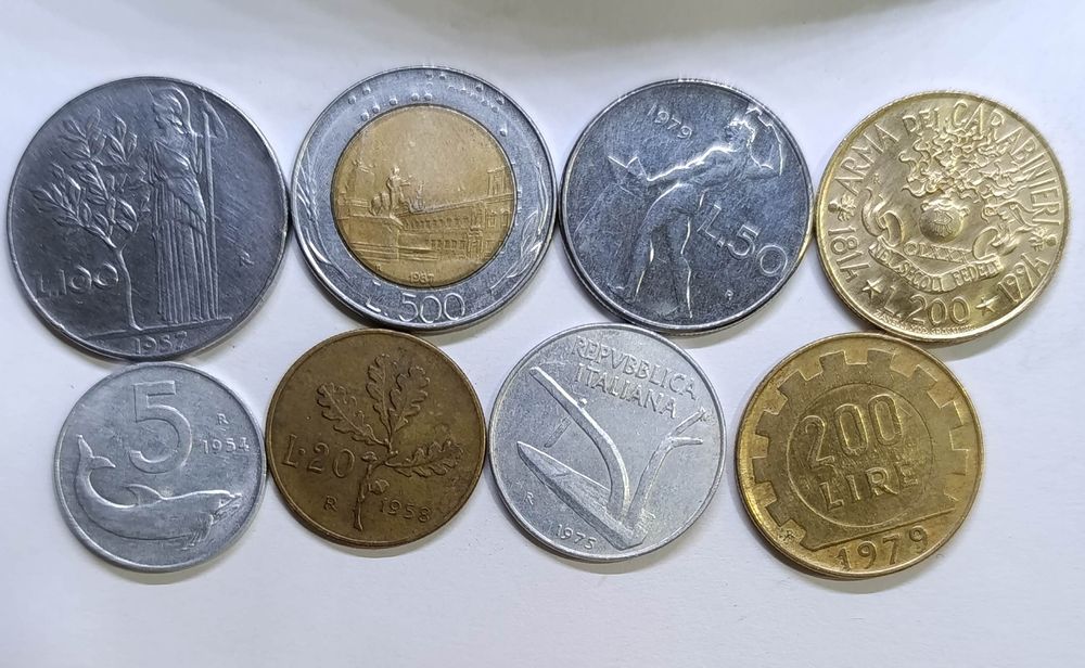 Монети Італії набором