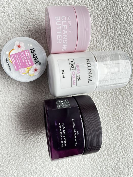 Zestaw używanych kosmetyków