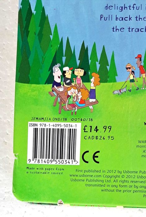 Usborne Busy Train Book Fiona Watt wersja angielska dla dzieci
