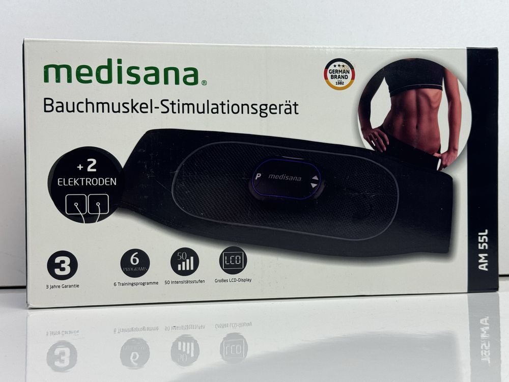 Новий Пояс-стимулятор м'язів живота MEDISANA AM 55L