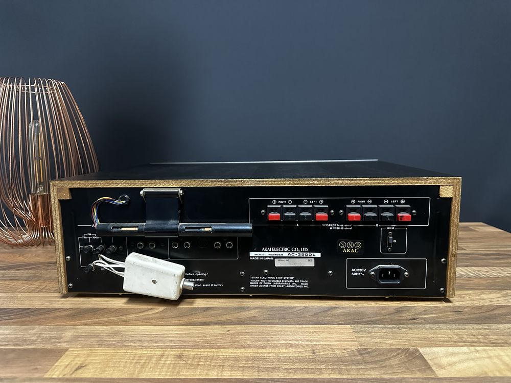 Akai AC-3500L - combo amplituner, Deck, zadbany