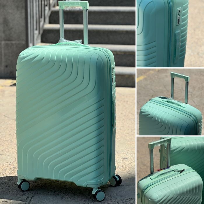 Разные размеры и модельки!Чемодан полипропилен на колесах,валіза,сумк