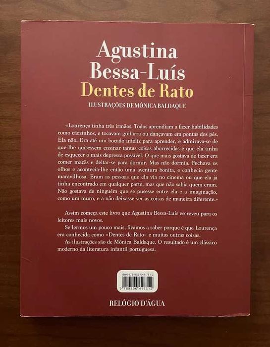 "Dentes de Rato" de Agustina Bessa-Luís