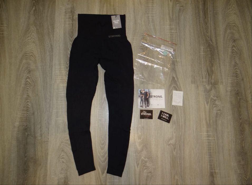 Nowe legginsy Strong Point na siłownię, jogę, do biegania rozmuar XS/S