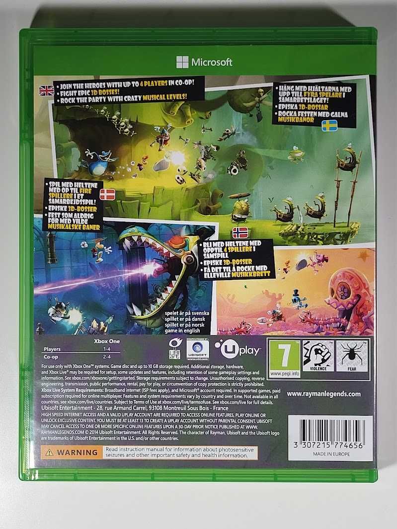 Rayman Legends / Gra Xbox One / Dubbing PL / Skup Gier / Mokotów / WWA