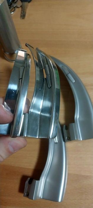 Ларингоскоп , набір клинків макінтош