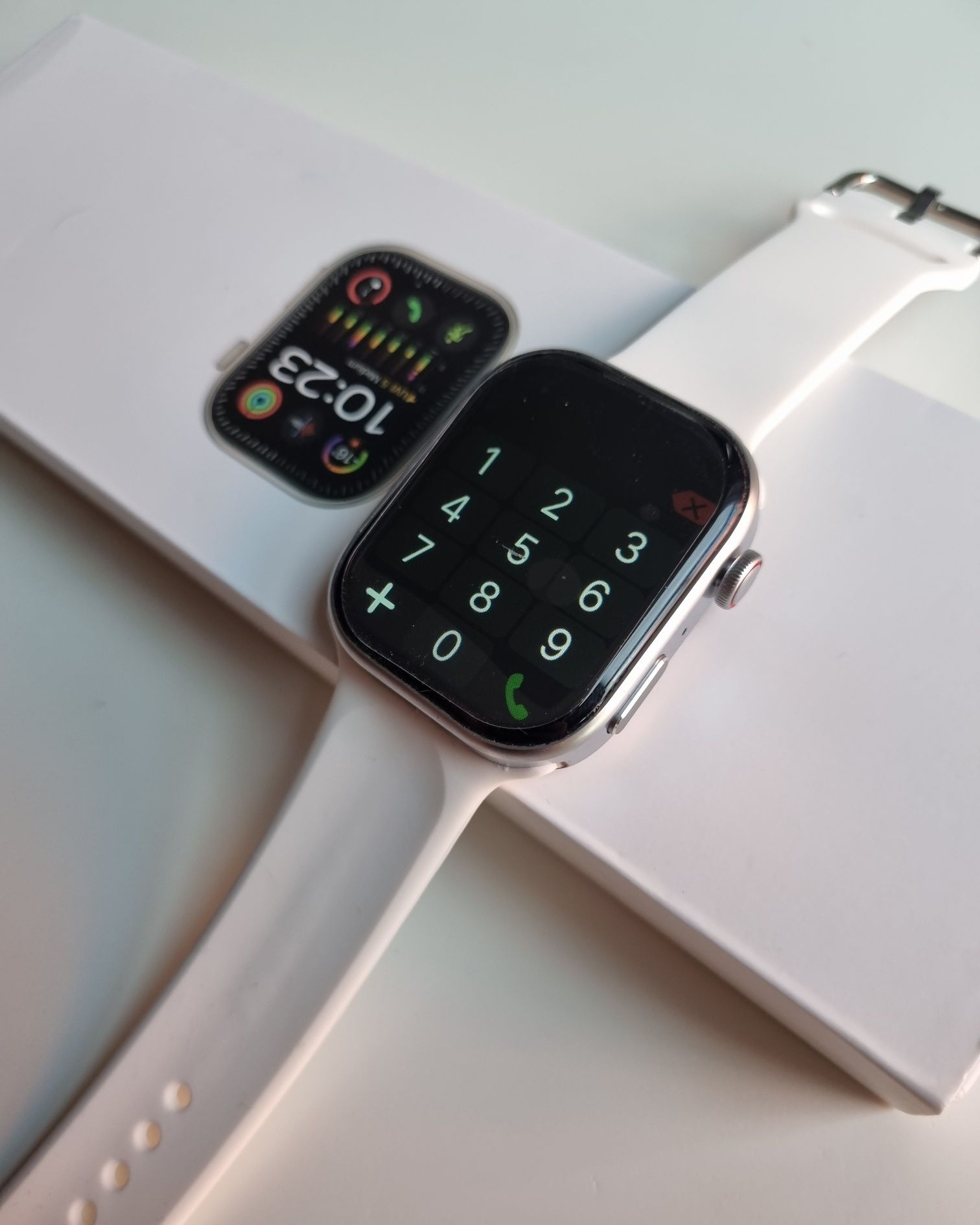 Smartwatch 9 Max biały pasek