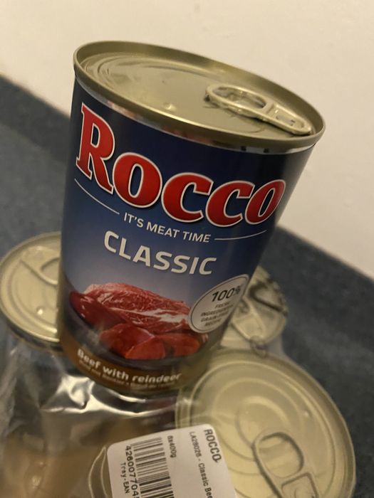 Karma mokra puszka Rocco wołowina z reniferem 400 g