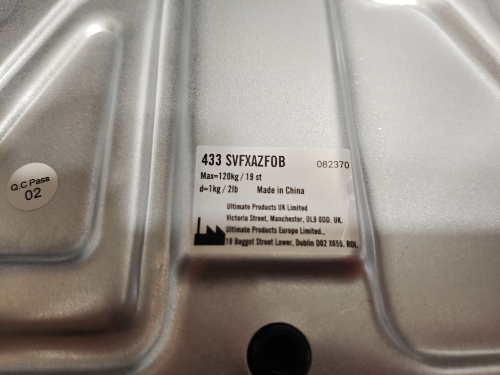 WagaMechaniczna łazienkowa Salter 433 120kg SREBRNA
