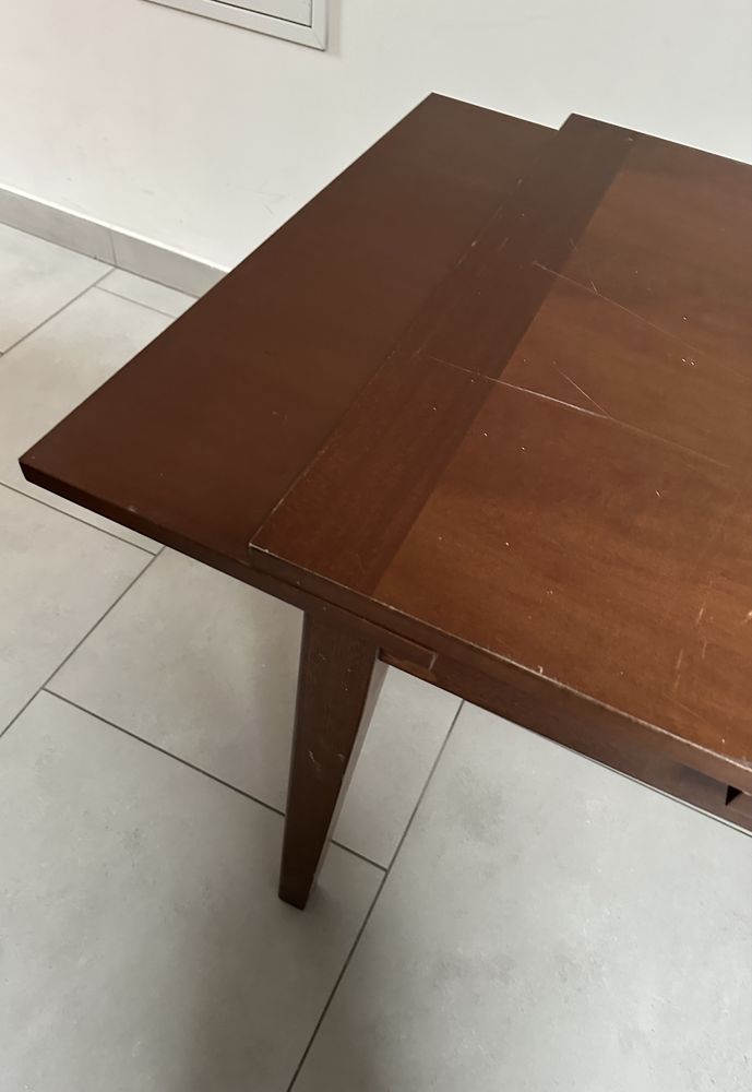 Stół rozkładany drewniany 70x110
