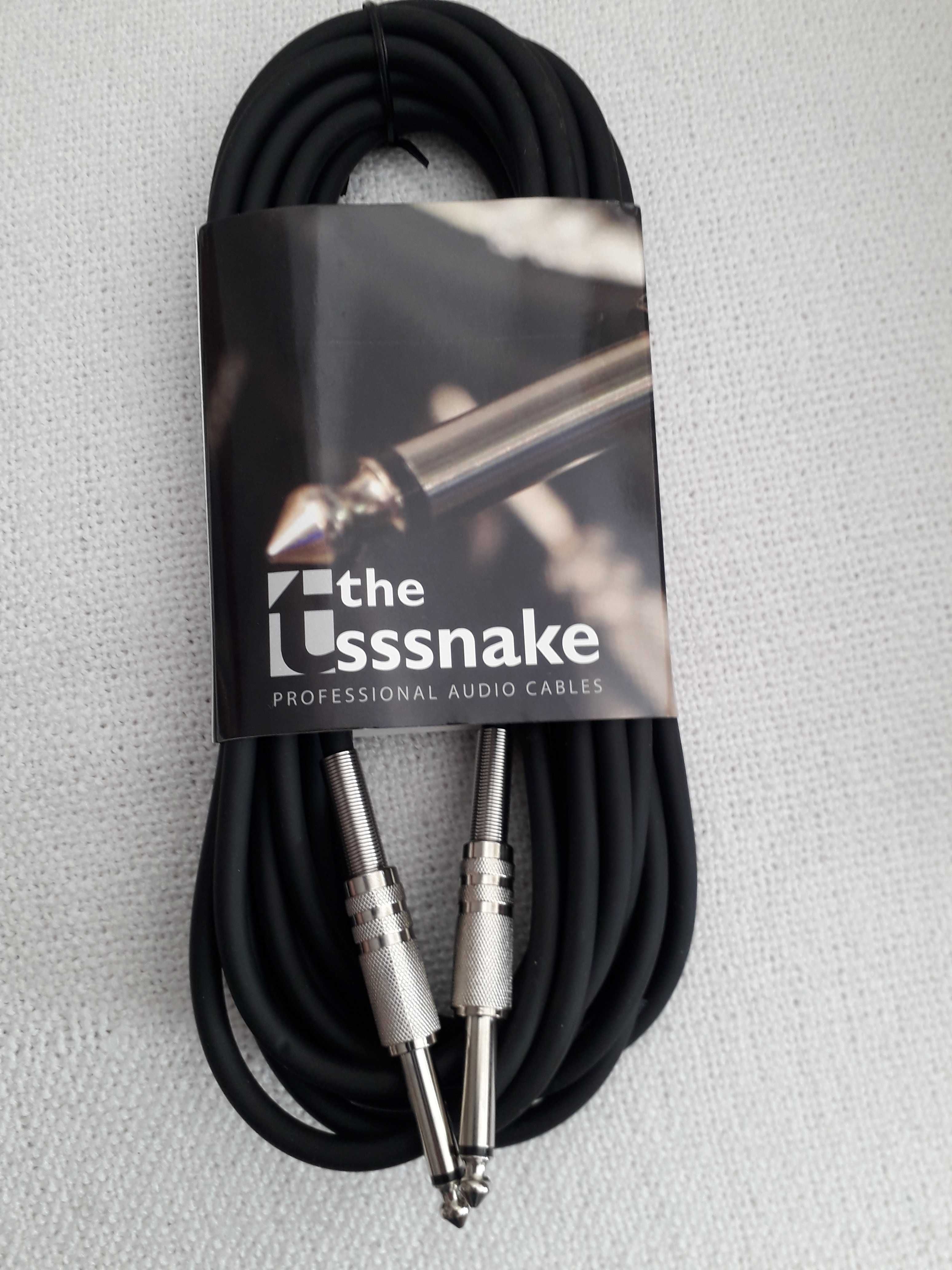 Przewód, kabel do gitary i audio, profesionalny, nowy, 6 m