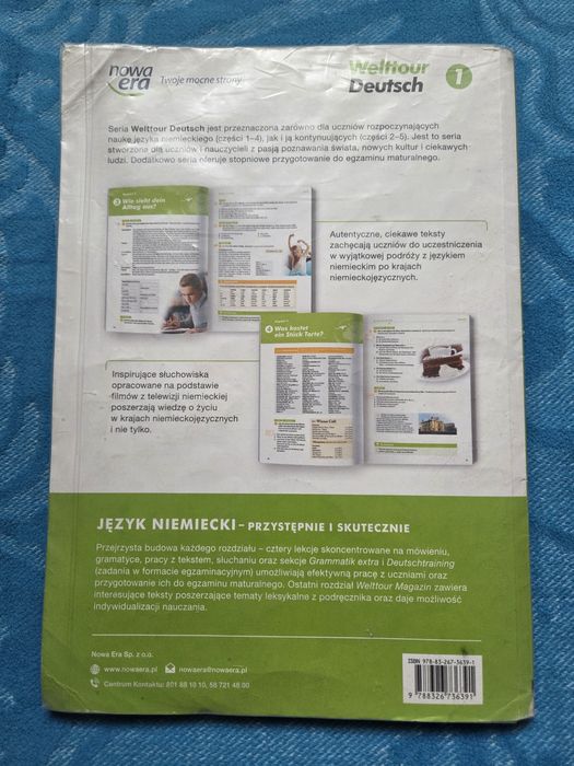 Welttour Deutsch 1 podręcznik Nowa Era