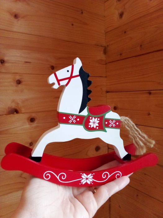 Cavalinho de Baloiço Natal Madeira - Novo