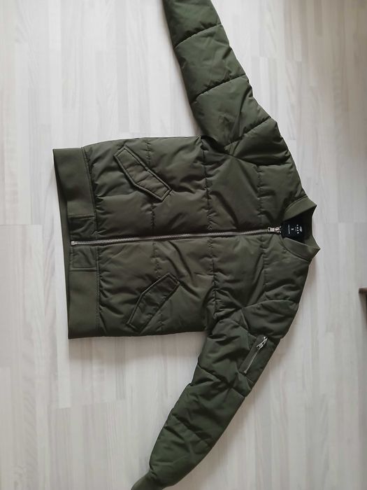 Kurtka męska, jesienna bomberka zielona roz.  S Smog