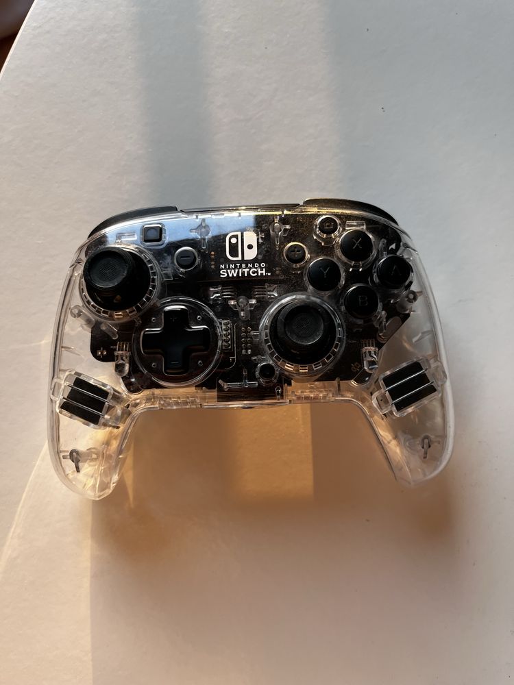 Nintendo Switch Pro Controller PowerA transparente