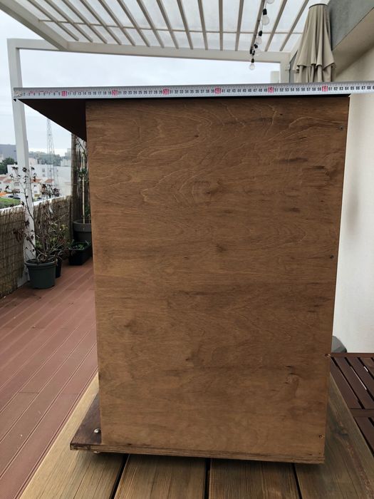 Casota para cão em madeira