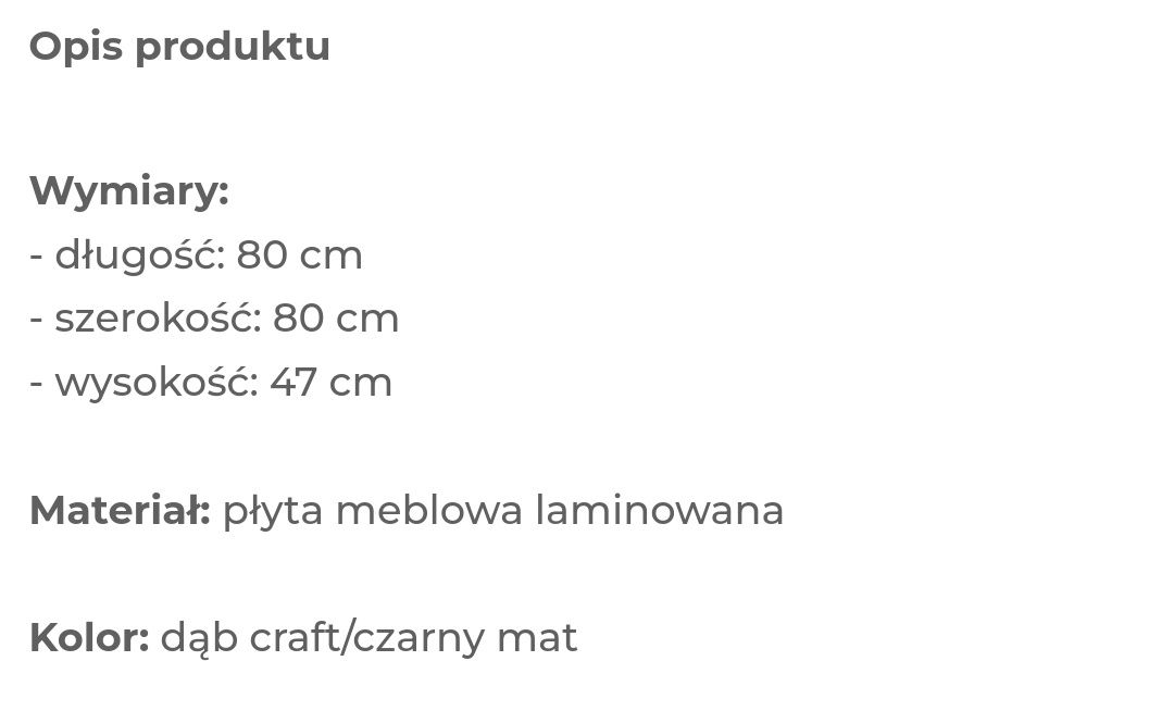 Stoliki kawowy z szufladami