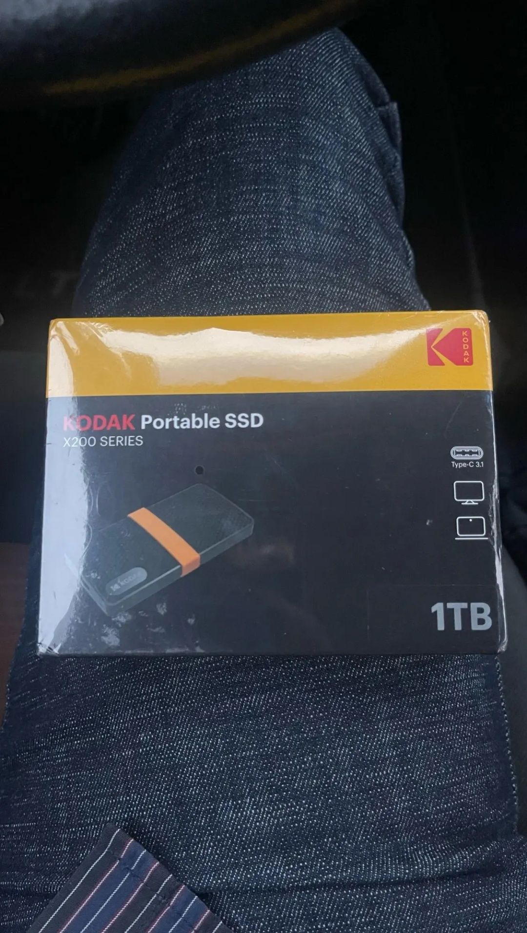 Зовнішній жорсткий SSD диск Kodak X200 1TB USB 3.1