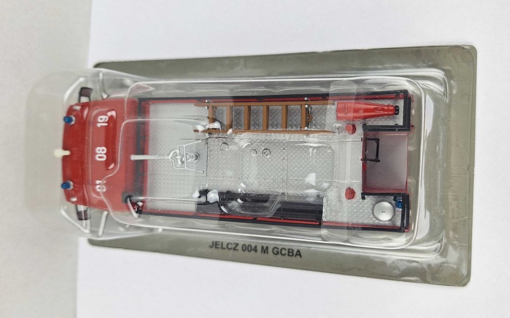 Model 1:43 JELCZ 004 M GCBA straż Kultowe Ciężarówki z epoki PRL