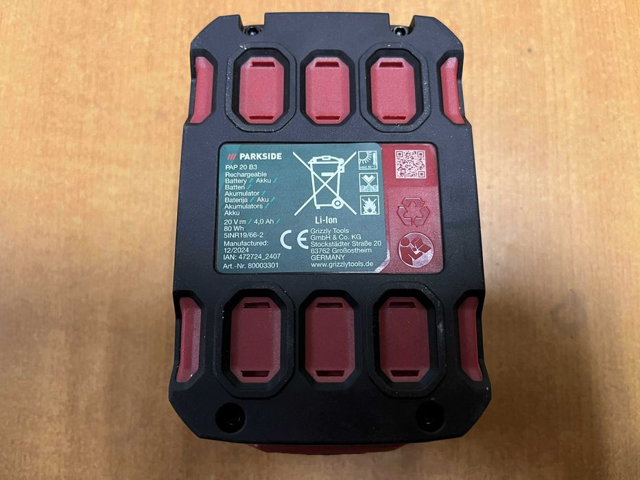 Akumulator Li-Ion Parkside 20 V 4 Ah PAP20B3 PAP 20 B3