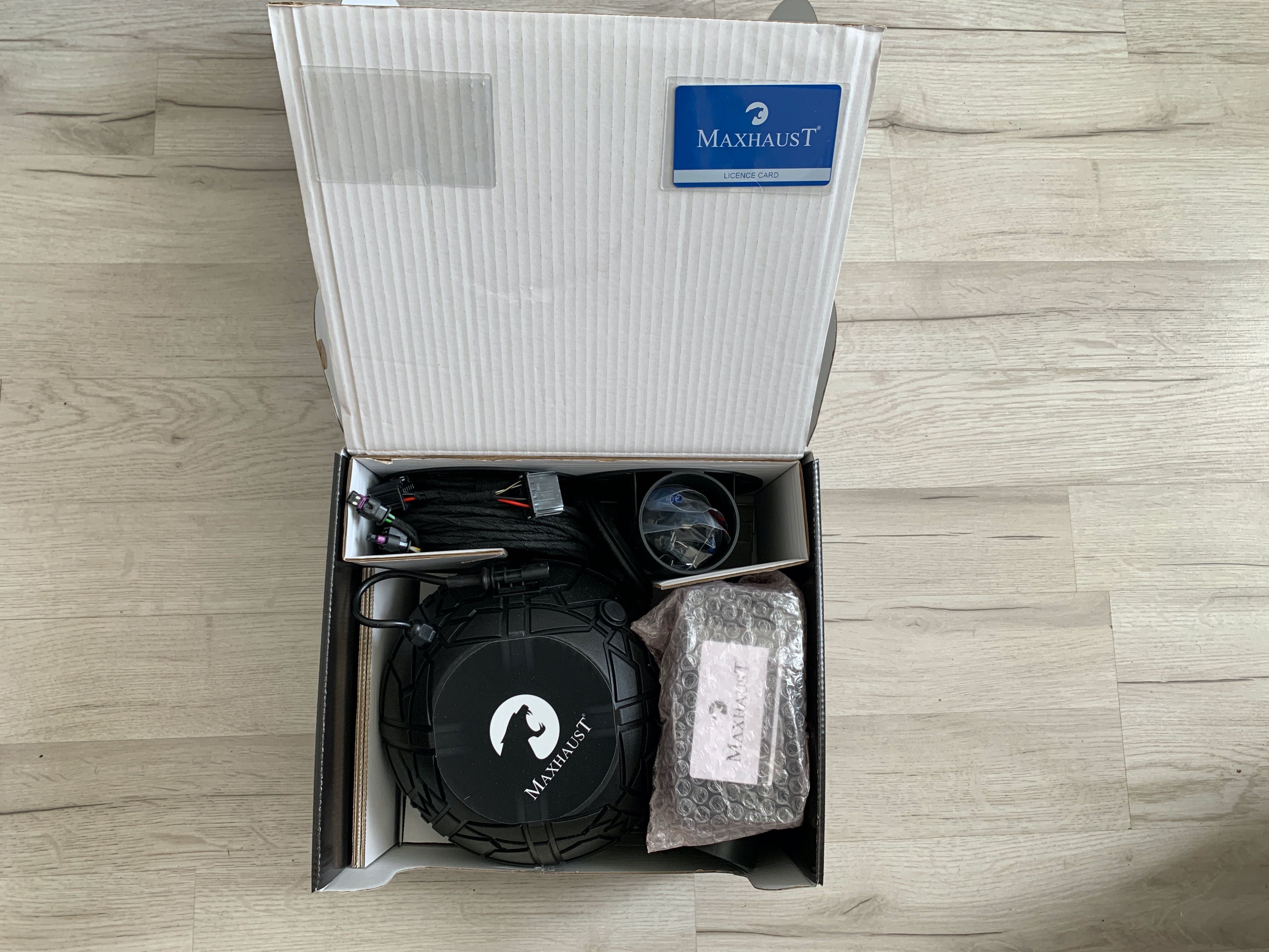 NOWY zestaw MAXHAUST Bridge komplet aktywny wydech, Sound Booster