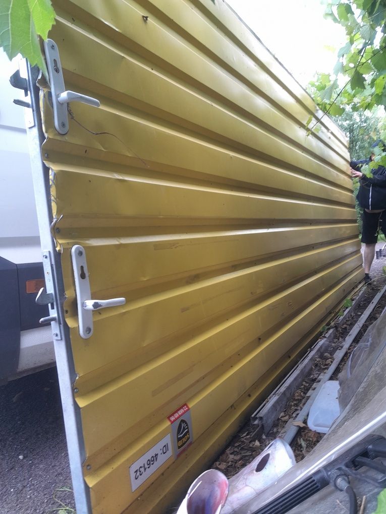 Brama przesuwana ocynk masywna 5x2