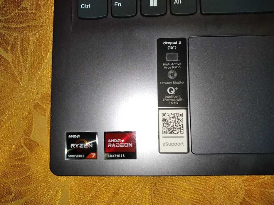 Portátil Lenovo IdeaPad , Ryzen 7 5700U Octa-Core/RAM: 16GB/1TB SSD