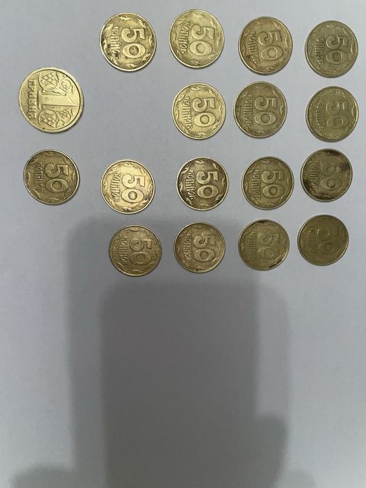 Продам колекцію 50 копійок 1992-1994
